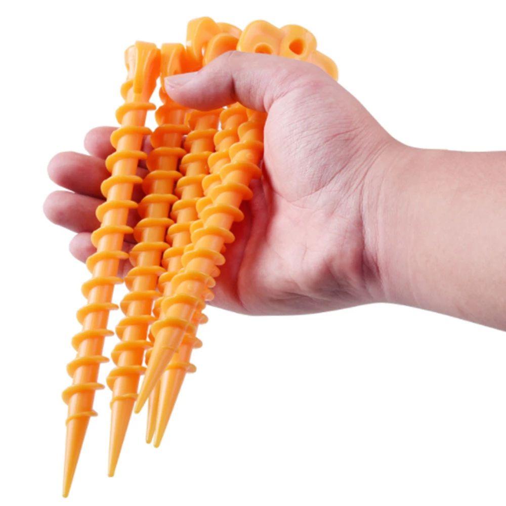 На открытом воздухе Кемпинг Кемпинг Фиксированные колышки Колышки для палатки Гвозди для палатки Резьбовые опорные гвозди для земли