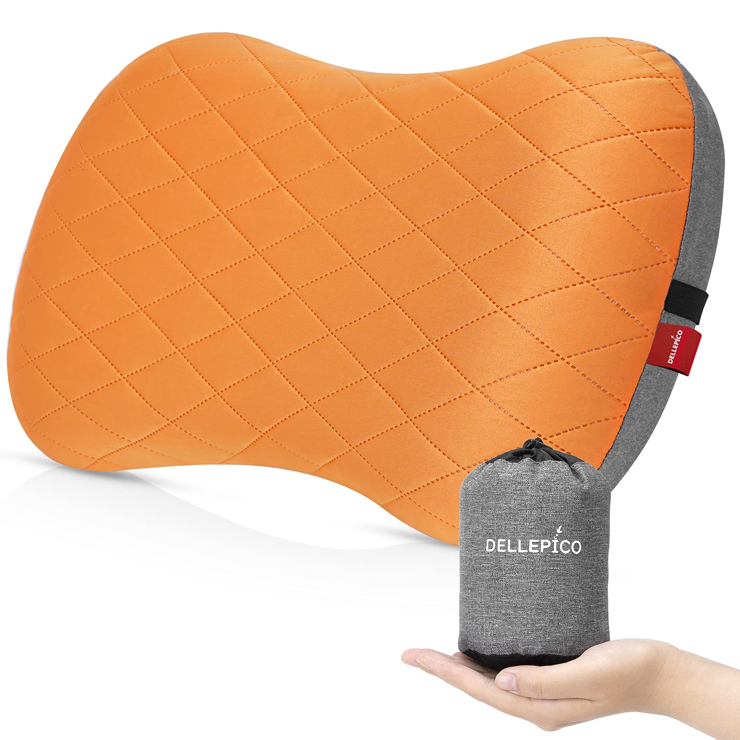 DELLEPICO Кемпинг Модернизированная версия со спальным местом в воздухе Мобильный дорожный кемпинг Кемпинг Ультра сумка для хранения В комплекте Подушка, Чехол, Кемпинг, На открытом воздухе,